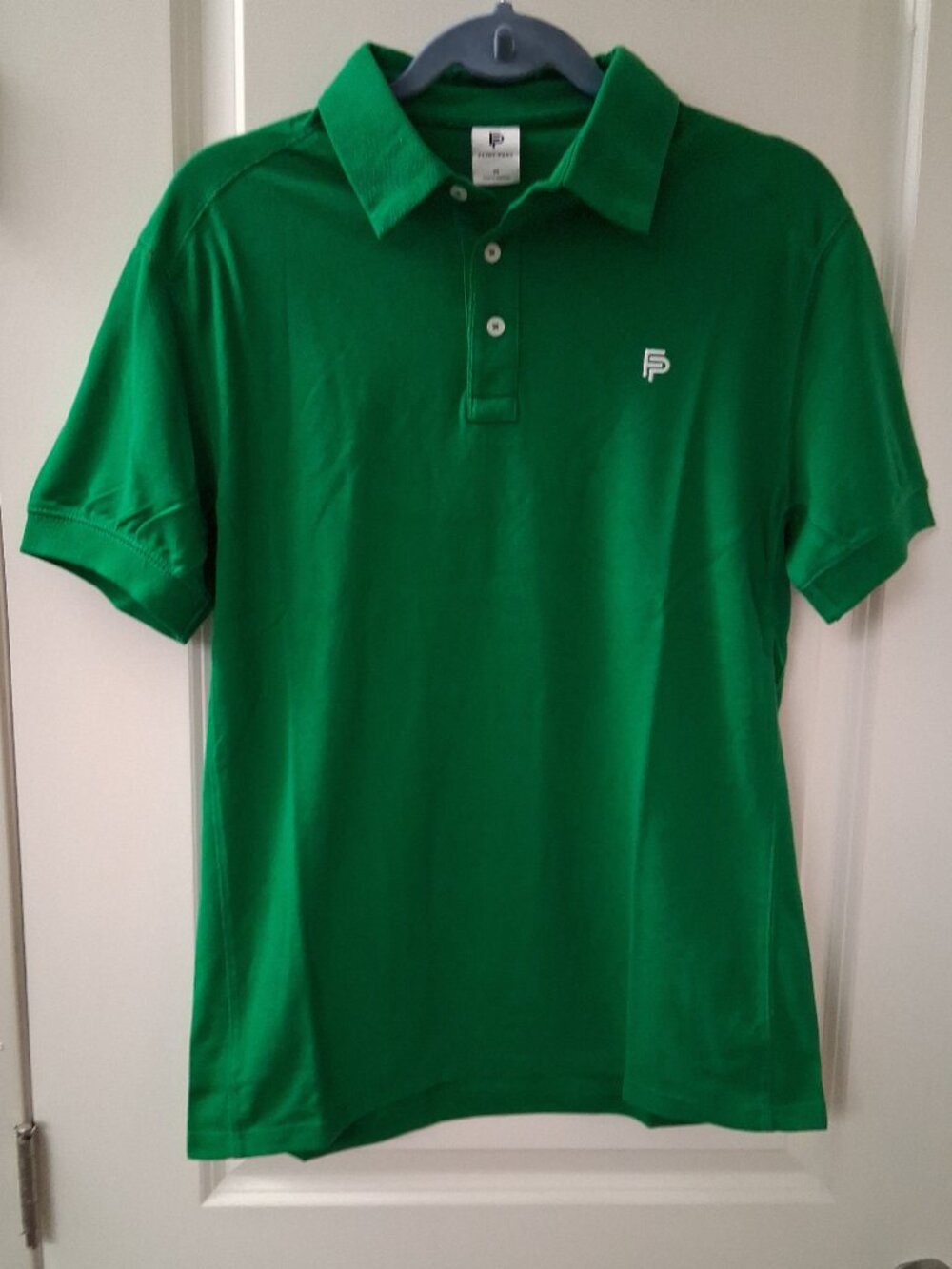 Flint Park Men's Short Sleeve Match Tennis Polo Kelly Green SZ M  NWT